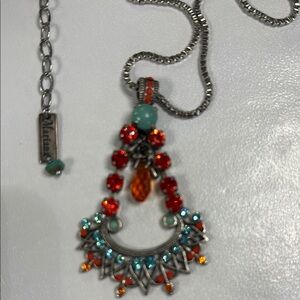 Mariana Necklace with Ornate Pendant